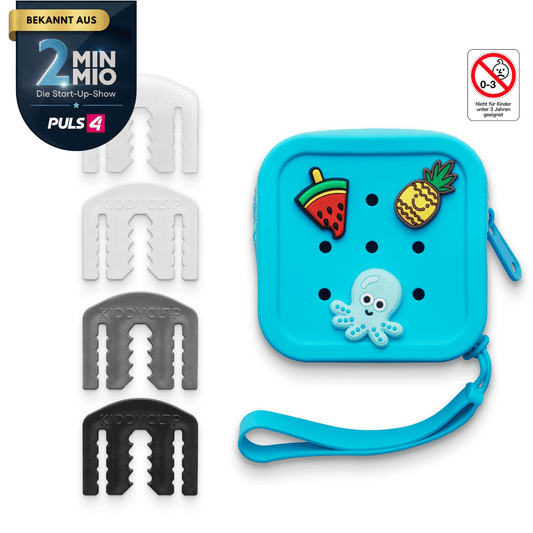 KIDDYCLIP 4er - Set + Case - kiddyclip.com
