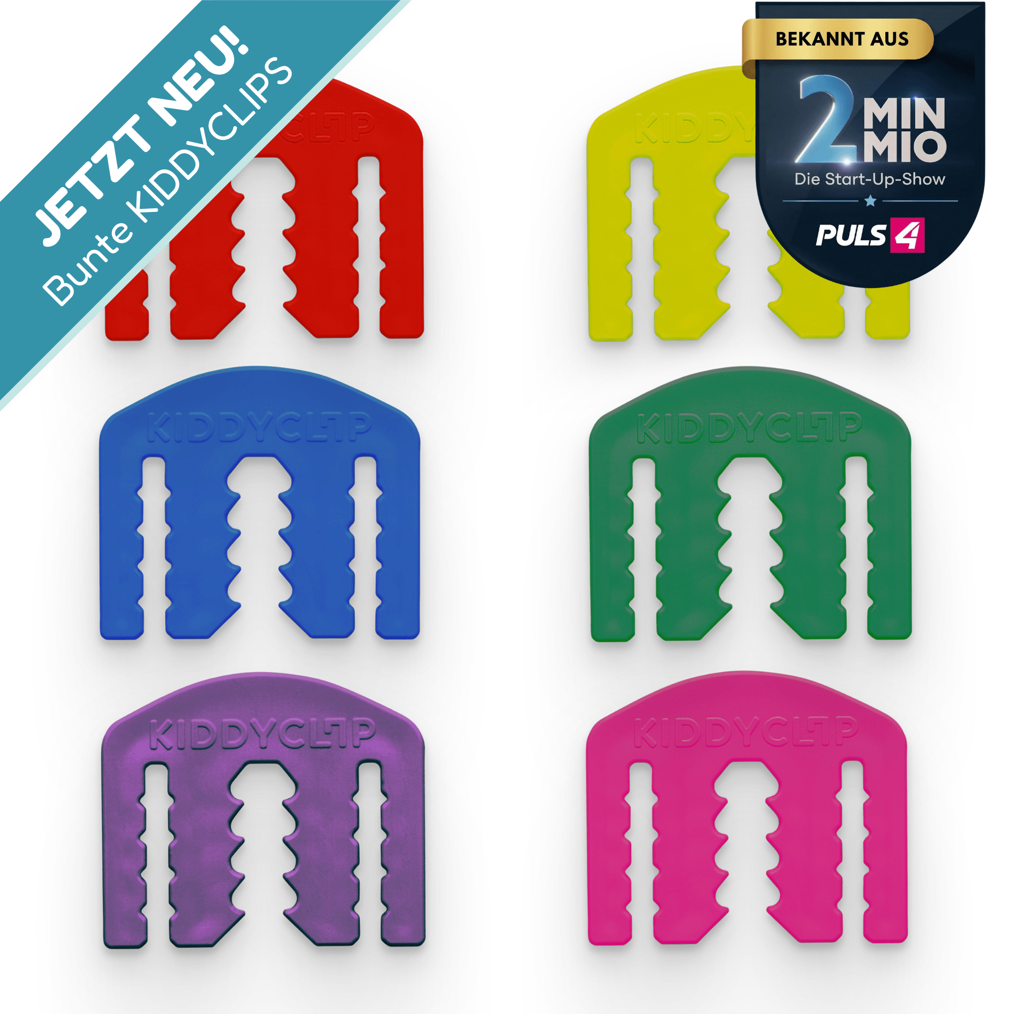 KIDDYCLIP 6er - Set - kiddyclip.com