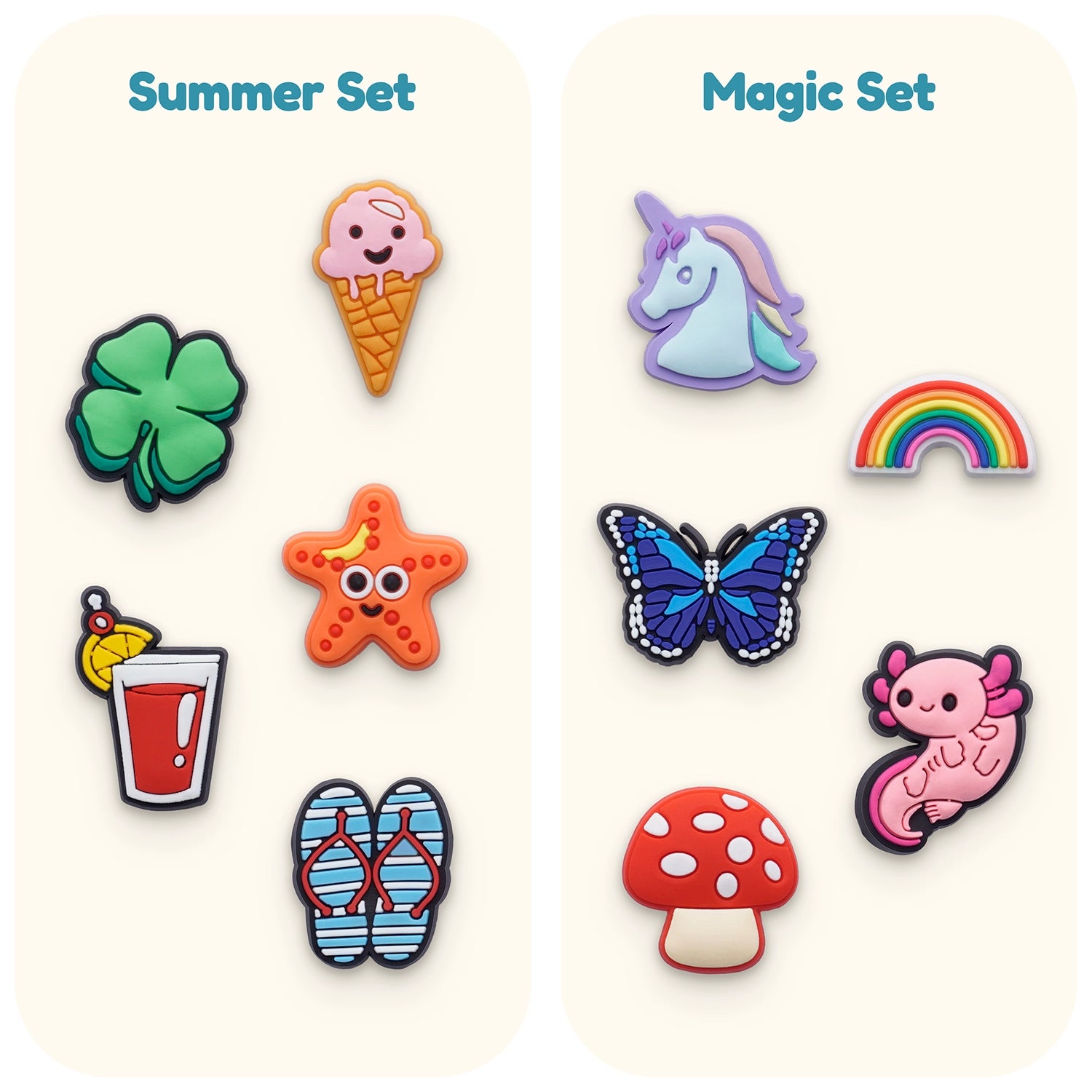 5er Set Charms für das KIDDYCLIP Case