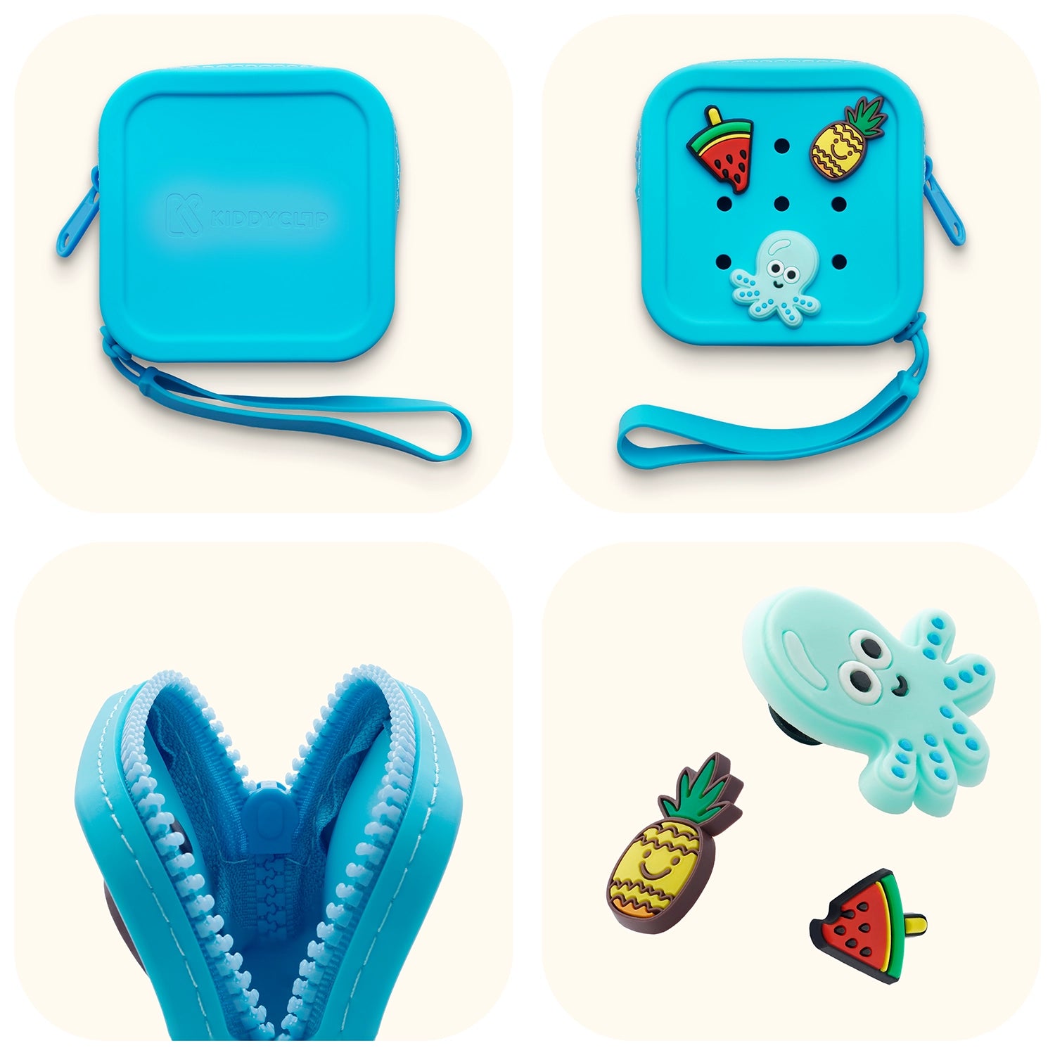 KIDDYCLIP 4er-Set + Case