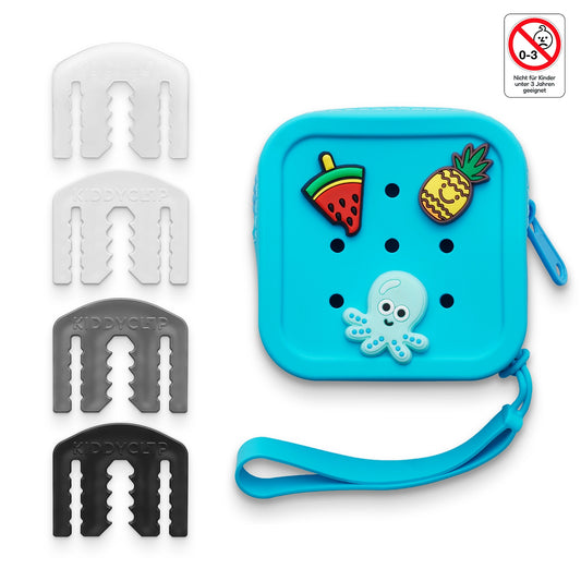 KIDDYCLIP 4er-Set + Case