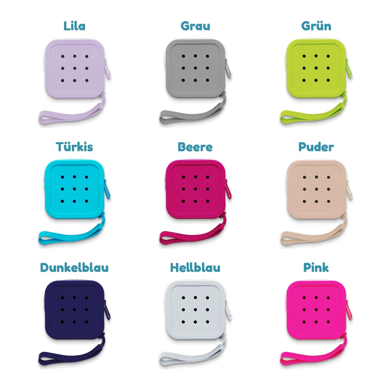 KIDDYCLIP 4er-Set + Case